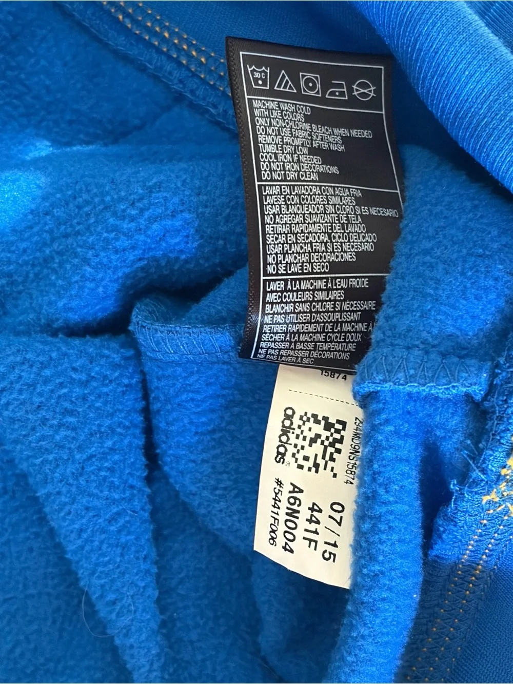 Adidas UCLA Bruins Climawarm Blue Pullover Hoodie Men's XL